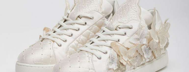 La sneaker sposa di Antonio Riva: la “second-shoes” comoda