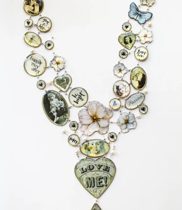 Collana artigianale "Something Blue" in Argento 925 e Perle – Alloveyou